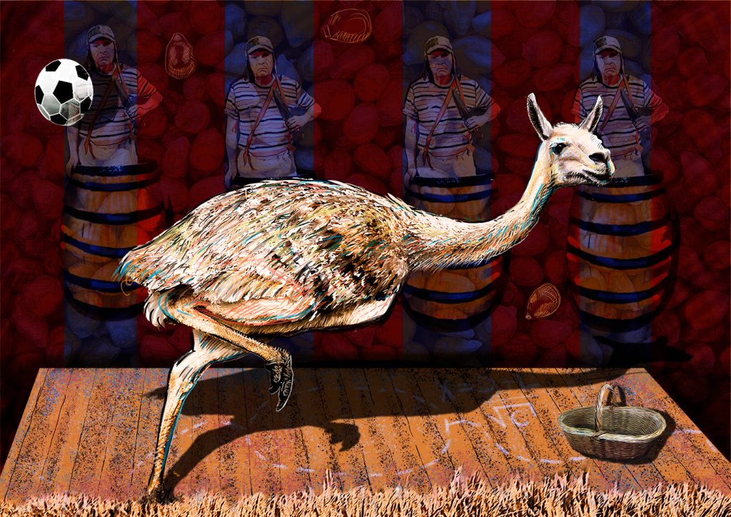 Surillama en acción