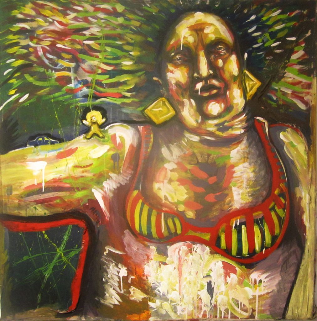 S/T acrilico sobre madera